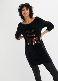 Off shoulder trui met kerstprint, BODYFLIRT