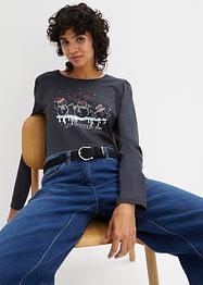 Longsleeve met kerstmotieven, BODYFLIRT