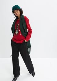 Gebreide trui met kerstmotief, bpc bonprix collection