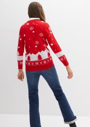 Kinderen gebreide trui met kerstmotieven, bpc bonprix collection