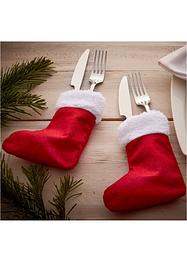 Bestekhouder kerstsokken (set van 6), bpc living bonprix collection