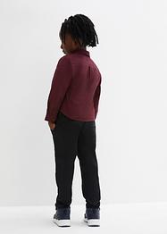Jongens stretch broek, overhemd met lange mouwen en stropdas (3-dlg. set), bpc bonprix collection
