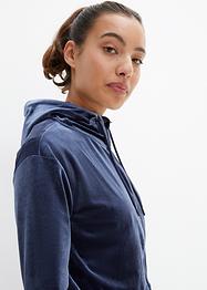 Fleece vest van velours, bpc bonprix collection