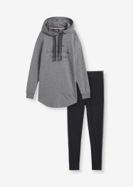 Joggingpak met lange sweater en legging (2-dlg.), bpc bonprix collection