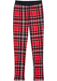 Meisjes geruite thermo legging, bonprix