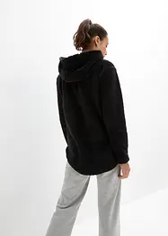 Lange trui van zacht fleece, oversized, bonprix