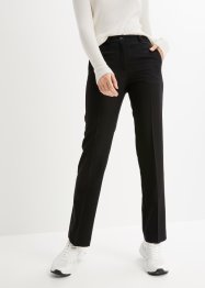 Stretch broek met scherpe vouwen en high waist comfortband, bpc bonprix collection
