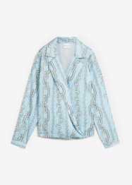 Satijnen blouse in wikkellook, bpc selection