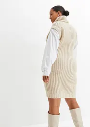 Gebreide jurk met blouse-inzet, bonprix