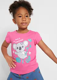 Meisjes T-shirt van puur biologisch katoen ( set van 2), bonprix