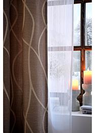 Transparant gordijn met strepen (1 stuk), bpc living bonprix collection