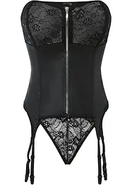 Bustier met jarretels en string (2-dlg. set), VENUS