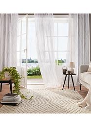 Transparant gordijn met golvende print (1 stuk), bpc living bonprix collection