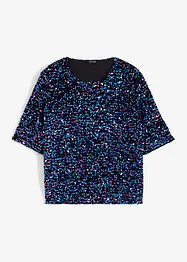 Shirt met pailletten, bonprix