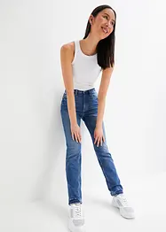 Straight jeans met high waist, low stretch, bonprix