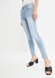 Skinny mid waist jeans, cropped, John Baner JEANSWEAR