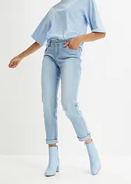 Mid waist stretch jeans, straight, bonprix