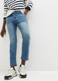 Straight mid waist jeans, cropped, John Baner JEANSWEAR