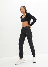 Joggingbroek met boordjes, bpc bonprix collection