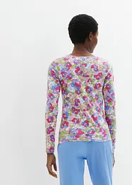 Longsleeve met een bloemenprint, bonprix