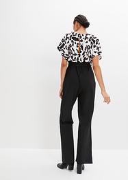Jumpsuit in wikkellook met print, BODYFLIRT boutique