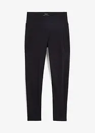 Ultrazachte sportlegging met zakken opzij, cropped, bonprix