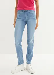 Stretch jeans mid waist, straight, bonprix