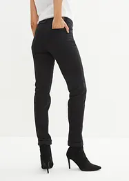 Stretch jeans mid waist, straight, bonprix