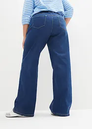 Stretch jeans met extra wijde pijpen en comfortband, bonprix