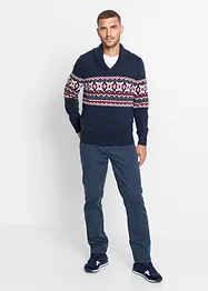 Regular fit chino van puur katoen, straight, bonprix