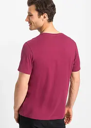T-shirt met V-hals (set van 3), bonprix