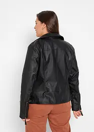 Imitatieleren jas van viscose, bonprix