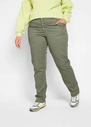 Stretch broek in crashed look, bonprix