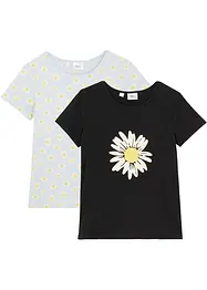Meisjes T-shirt (set van 2), bonprix