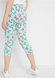 Meisjes 3/4 legging (set van 2) met biologisch katoen, bonprix