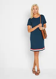 Jersey jurk van zachte viscosemix, korte mouw, bonprix