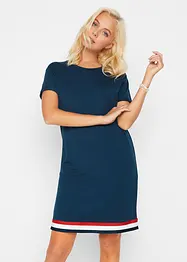 Jersey jurk van zachte viscosemix, korte mouw, bonprix