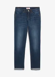 Stretch jeans mid waist, straight, bonprix