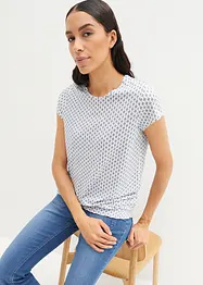 Shirt met print en minimouwen (set van 2), bonprix