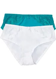 Maxislip met kant (set van 2), bonprix