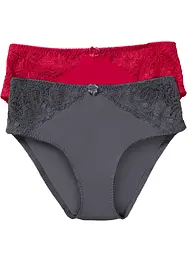 Maxislip met kant (set van 2), bonprix