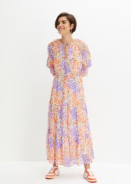 Gebloemde maxi jurk van gerecycled polyester, BODYFLIRT