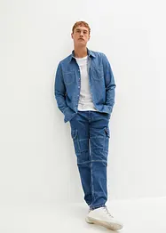 Denim overhemd van puur katoen, bonprix
