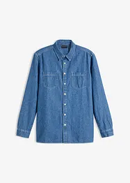 Denim overhemd van puur katoen, bonprix