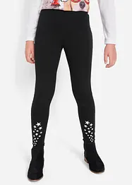 Meisjes legging van elastische mix met biologisch katoen, bonprix