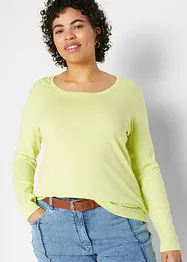 Katoenen longsleeve met ronde hals, bonprix