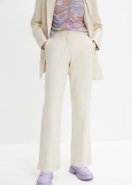 High waist linnen broek met elastische inzet, bpc bonprix collection