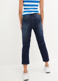 Mid waist cropped jeans, straight, John Baner JEANSWEAR