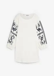 Longshirt met printed mouwen, bonprix