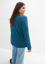 Lichte longsleeve met knoopsluiting, bonprix